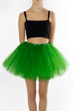 KIMU® Tutu Donkergroen Tule Rokje 110 116 122 128 134 140 Do, Kinderen en Baby's, Carnavalskleding en Verkleedspullen, Ophalen of Verzenden