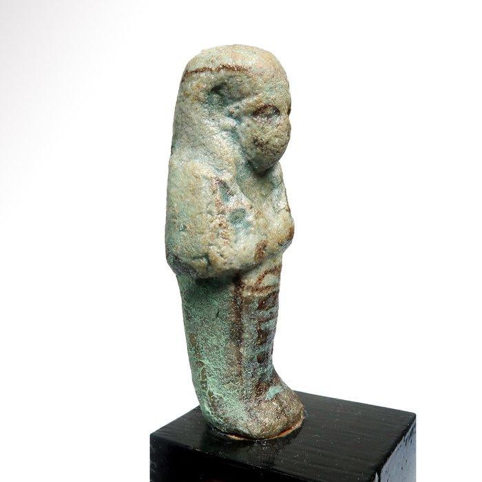 Oude Egypte, derde tussenperiode Faience Shabti voor, Antiek en Kunst, Antiek | Overige Antiek