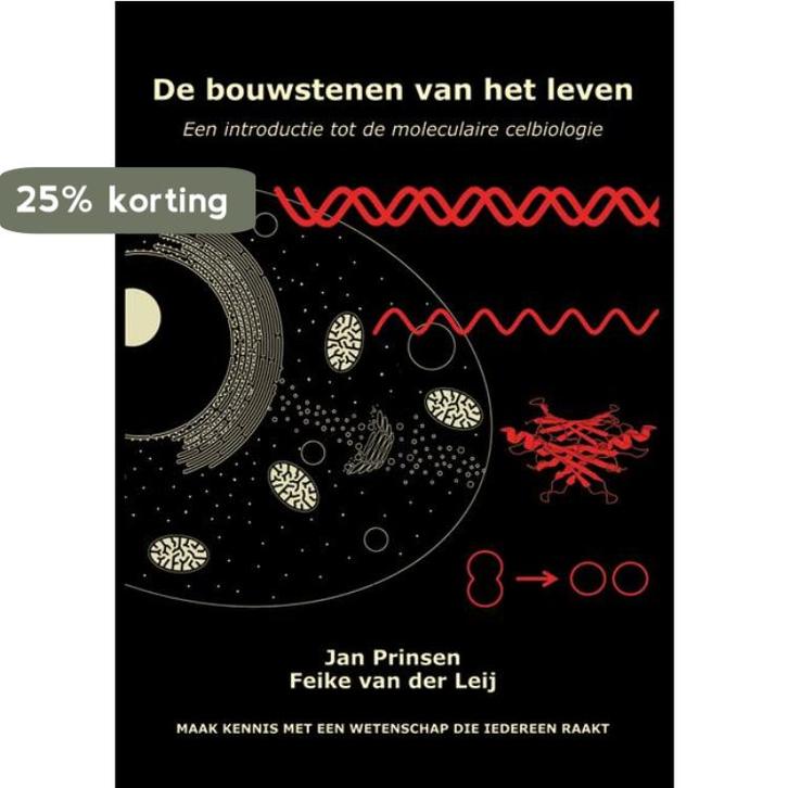 De bouwstenen van het leven 9789086862702 F.R. van der Leij, Boeken, Wetenschap, Zo goed als nieuw, Verzenden