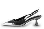 Sacha Slingbacks in maat 39 Zilver, Kleding | Dames, Schoenen, Overige kleuren, Verzenden, Zo goed als nieuw, Sacha