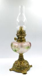 ADA - Lampe à pétrole - Régule, Verre, Laiton - Art Nouveau