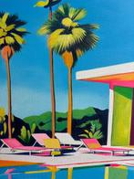 Alexy Berthelot - Palm spring pink cubism house
