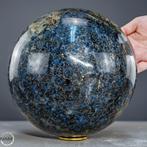 Natuurlijke cordieriet- en turmalin- Bal uit Madagaskar –