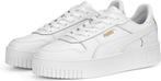 PUMA Carina Street Dames Sneakers - Wit/Goud - Maat 39, Kleding | Dames, Schoenen, Verzenden, Nieuw