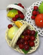 Bassano - Panier à fruits (3) - Paniers tressé avec fruits -, Antiek en Kunst