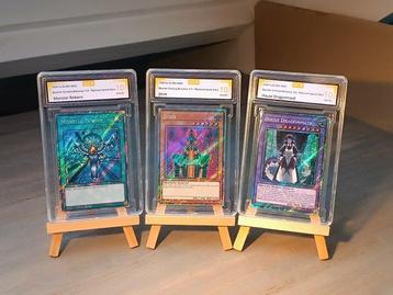 Konami - 3 Card - Jinzo, Monster Reborn and House Dragonmaid