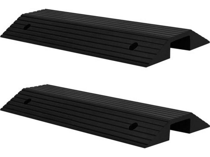 vidaXL - Drempelbruggen - Rubber - 80x40x8 cm - Anti-slip -, Diversen, Verpleegmiddelen, Zo goed als nieuw, Verzenden