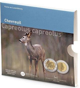 Luxemburg. 5 Euro 2025 Chevreuil Proof (Zonder, Postzegels en Munten, Munten | Europa | Euromunten