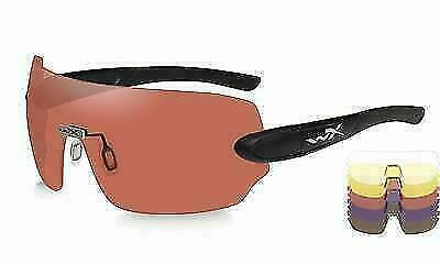 WileyX schietbril - DETECTION met 5 glazen / mat zwart frame, Handtassen en Accessoires, Zonnebrillen en Brillen | Heren, Bril