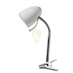 LED Bureau/Tafellamp met klem | Wit