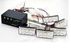 WIT 6 X 3 LED Flash zwaailicht 12V - flitser, Auto-onderdelen, Verzenden, Nieuw