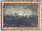 Dutch school (XVIII) - Naufragio, Antiek en Kunst, Kunst | Schilderijen | Klassiek