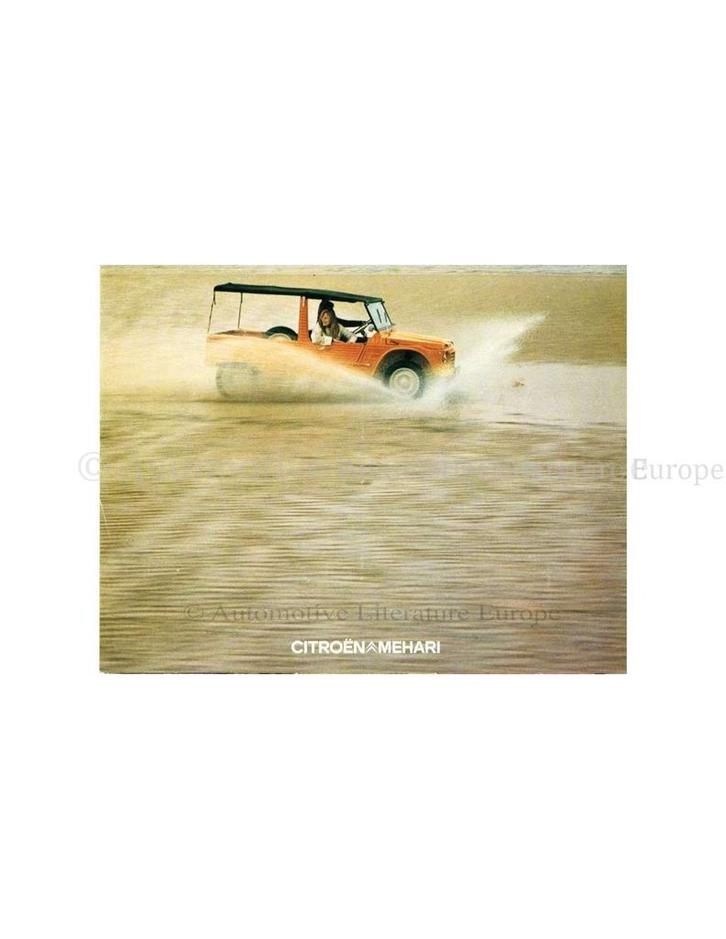 1970 CITROEN MEHARI BROCHURE FRANS, Boeken, Auto's | Folders en Tijdschriften