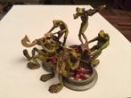 sculptuur, Musiciens en folie - 6 cm - Koud geverfd brons