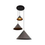 Hanglamp Lucide SPITZE -  - Ø 68 cm - 3xE27 - Grijs, Verzenden, Nieuw