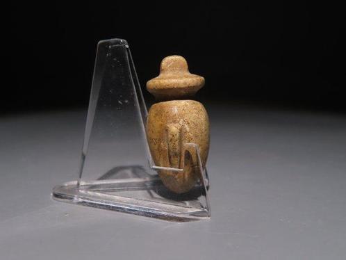 Égypte ancienne Faience Amulette dIb. période tardive, 664, Verzamelen, Mineralen en Fossielen