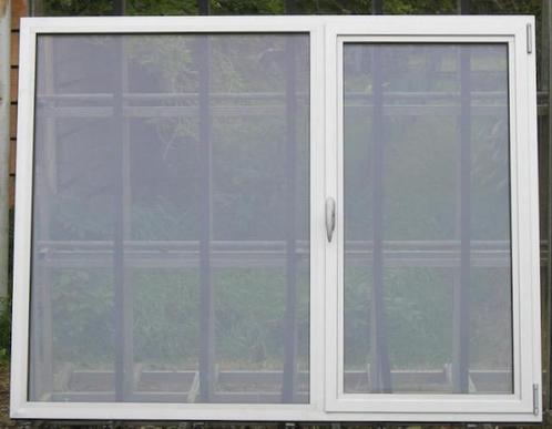 aluminium raam , chassis , venster 194 x 152 geanodiseerd, Doe-het-zelf en Bouw, Raamkozijnen en Schuifdeuren, Inclusief glas
