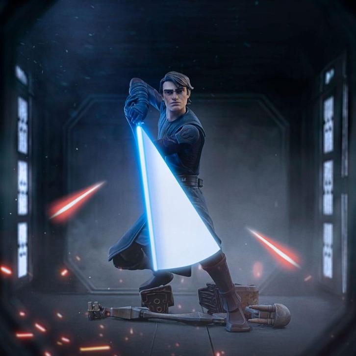 Star Wars: The Clone Wars Art Scale Statue 1/10 Anakin Skywa, Verzamelen, Star Wars, Ophalen of Verzenden