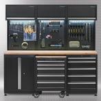 Datona Werkplaatsinrichting PREMIUM met eiken werkblad 300, Doe-het-zelf en Bouw, Ophalen of Verzenden, Nieuw