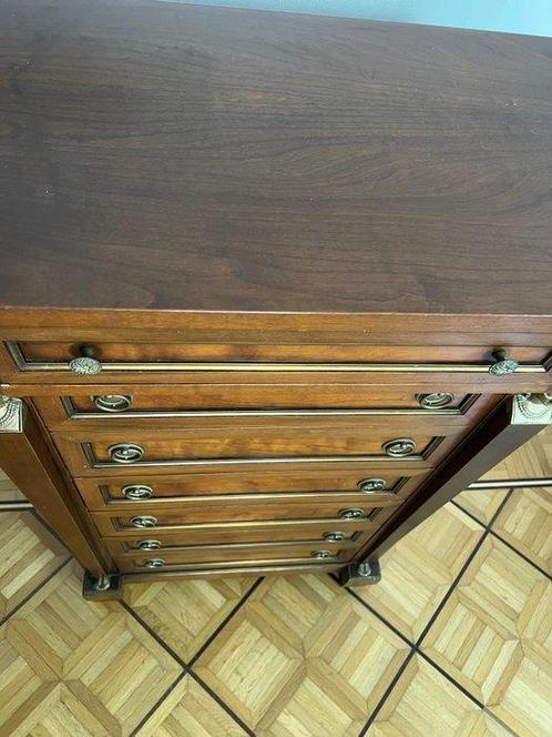 Kabinet - Mahonie - 7-dagen ladekast, Antiek en Kunst, Curiosa en Brocante