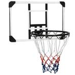 vidaXL Basketbalbord 71x45x2,5 cm polycarbonaat transparant, Verzenden