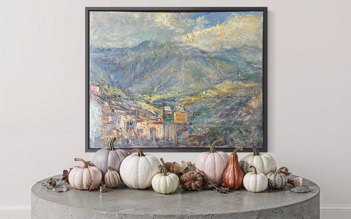 Giulio Cisari (1892-1976) - Paesaggio Montano, Antiek en Kunst, Kunst | Schilderijen | Klassiek