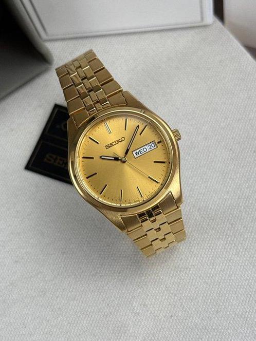 Seiko - Essentials Day/Date Automatic - Zonder Minimumprijs, Handtassen en Accessoires, Horloges | Heren