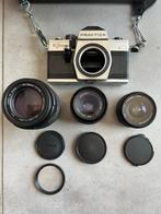 Praktica Super TL 1000 + Tessar 2,8/50mm + Beroflex 2,8/28mm, Nieuw