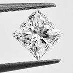 1 pcs Diamant  (Natuurlijk)  - 0.80 ct - Carré - E - SI1 -, Nieuw