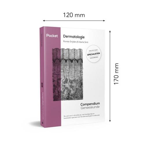Pocketversie Compendium Geneeskunde Dermatologie, Boeken, Kinderboeken | Jeugd | 13 jaar en ouder, Gelezen, Verzenden