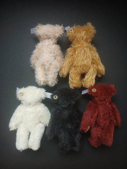 Steiff - Figuur - Steiff club beertjes set (5) - Textiel, Antiek en Kunst, Antiek | Speelgoed