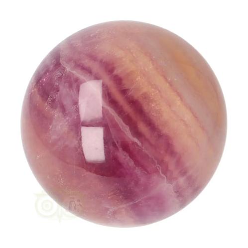 Regenboog Fluoriet Bol nr 32 - Ø 6.09 cm - 371 gram, Handtassen en Accessoires, Edelstenen, Nieuw, Verzenden