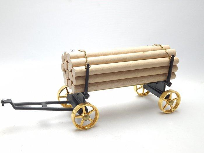 Stoommachine - Wilesco - Messing, Hout - 2000-2010 - Wilesco, Antiek en Kunst, Antiek | Speelgoed