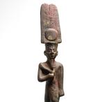 Oud-Egyptisch Brons Beeld van Amun-Re, Antiek en Kunst