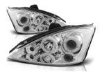Angel Eyes koplamp units Chrome geschikt voor Ford Focus, Auto-onderdelen, Verzenden, Nieuw, Ford