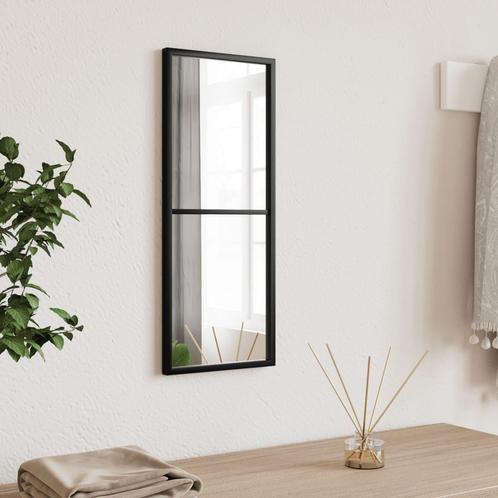 vidaXL Wandspiegel rechthoekig 20x50 cm ijzer zwart, Huis en Inrichting, Woonaccessoires | Spiegels, Nieuw, Verzenden