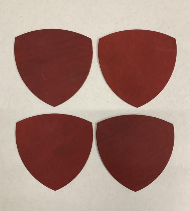 Lederen onderzetter driehoek / onderzetter leer  in 19, Auto-onderdelen, Overige Auto-onderdelen, Nieuw, Ophalen of Verzenden