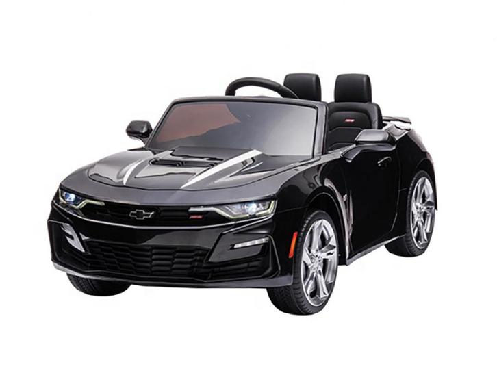 Chevrolet Camaro SS, 12V elektrische kinder voertuig, leder, Kinderen en Baby's, Speelgoed | Buiten | Accuvoertuigen, Ophalen of Verzenden