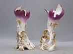 Vieux Bruxelles (attr) - Vase (2) - Porcelaine - Paire de, Antiquités & Art