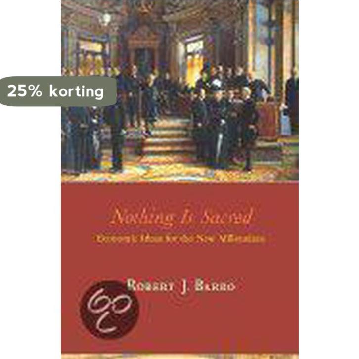 Nothing Is Sacred 9780262025263 Robert J. Barro, Livres, Langue | Anglais, Envoi