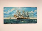 John Ambrose (1931-2010) - Velero en alta mar, Antiek en Kunst, Kunst | Schilderijen | Klassiek
