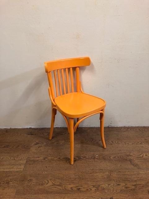 Gebruikte Ton Spijlstoel - S3495- Vintage/Café, Huis en Inrichting, Stoelen, Ophalen