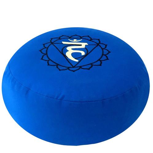 Meditatiekussen met Borduursel - Throat Chakra, Sport en Fitness, Gezondheidsproducten en Wellness, Ophalen of Verzenden