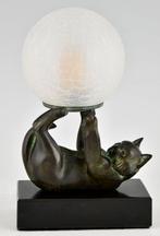 Max le Verrier - Janle - Lampe - CHAT JONGLEUR - Métal,