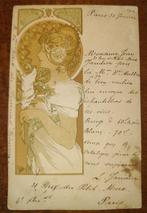 Fantasie, La Plume-Alphonse Mucha - Ansichtkaart - 1906-1906