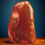 Jaspe rouge foncé Grande forme libre polonaise - Hauteur :