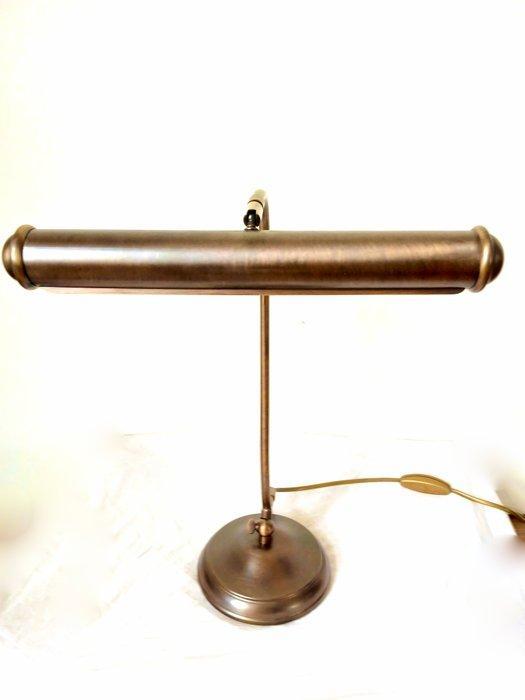 Bureaulamp - Brons gepatineerd, Antiek en Kunst, Antiek | Verlichting