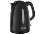 Russell Hobbs -  Waterkoker Textures Plus  - Zwart, 1 tot 2 liter, Verzenden, Nieuw, Draadloos