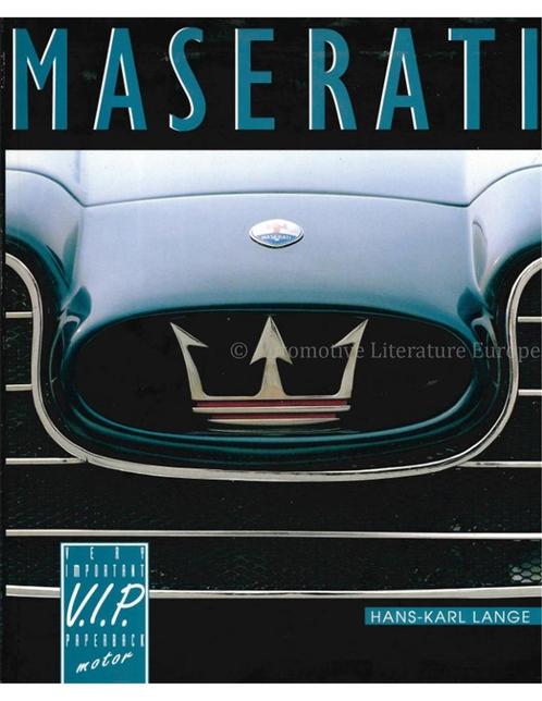 MASERATI (V.I.P. MOTOR), Livres, Autos | Livres, Enlèvement ou Envoi