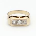 Bague - 14 carats Or jaune Diamant (Naturelle), Nieuw